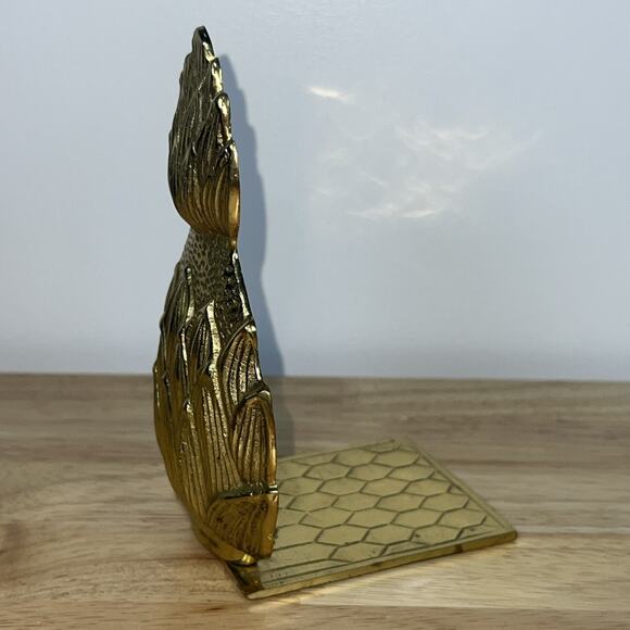 Vintage Hampton Brass Pineapple Bookend Home Decor Made In India - Picture 2 of 6
